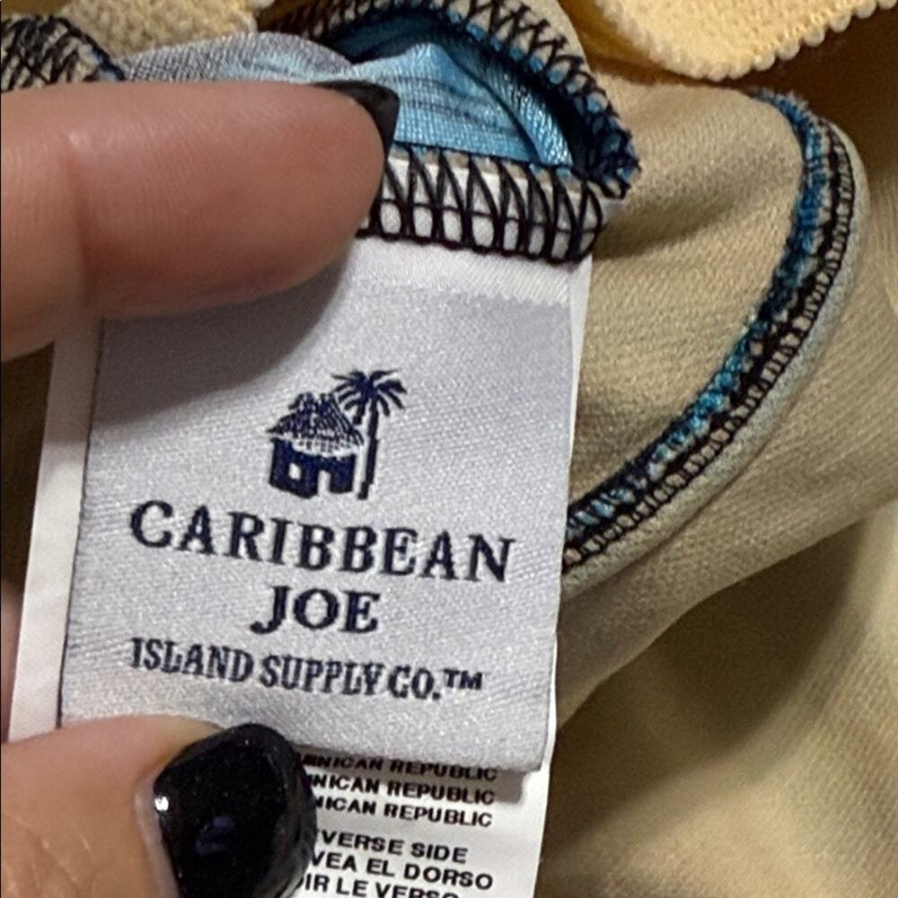 Caribbean Joe Island Supply Co. women’s size 16 floral swim top tankini padded - Picture 8 of 12